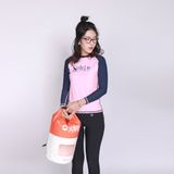  Áo bơi nữ Basic Pink Navy 