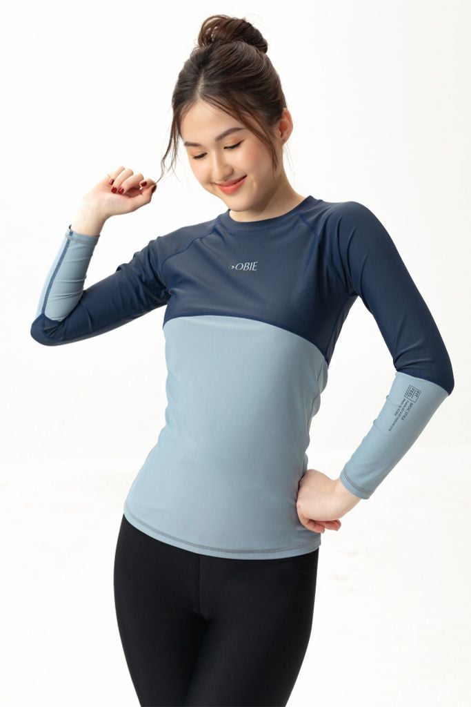 Áo Bơi Nữ Tay Dài - Sea Foam
