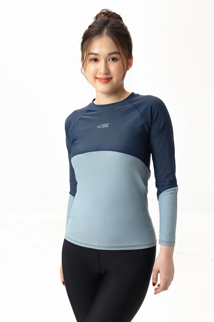 Áo Bơi Nữ Tay Dài - Sea Foam, ảnh 4