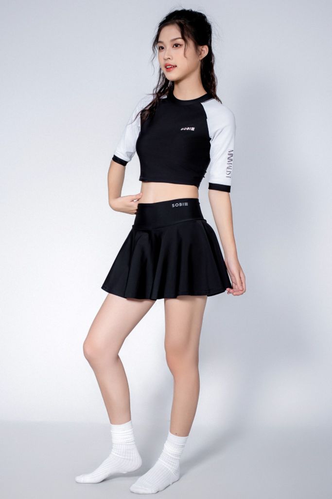 Kaylin Áo bơi nữ croptop tay lửng, ảnh 15