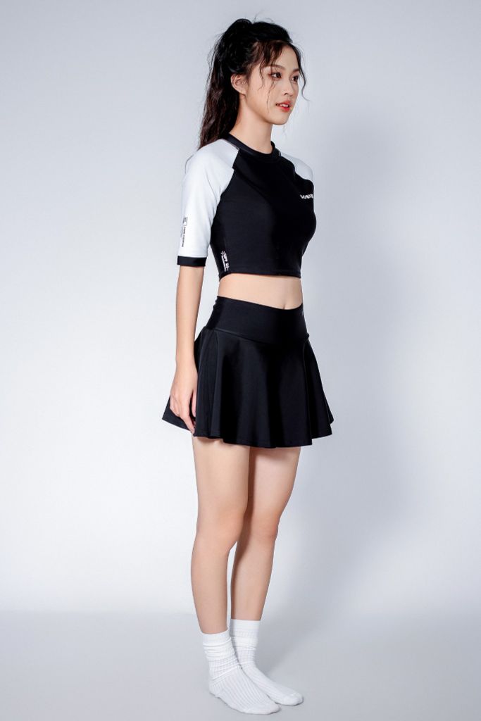Kaylin Áo bơi nữ croptop tay lửng, ảnh 7