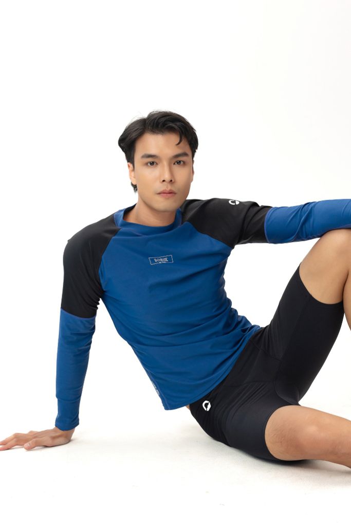 Áo bơi nam tay dài Topaz, ảnh 3