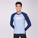  Áo Bơi Nam Wave Long Sleeved Light Blue 
