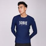  Áo Bơi Nam Wave Long Sleeved Navy Blue 
