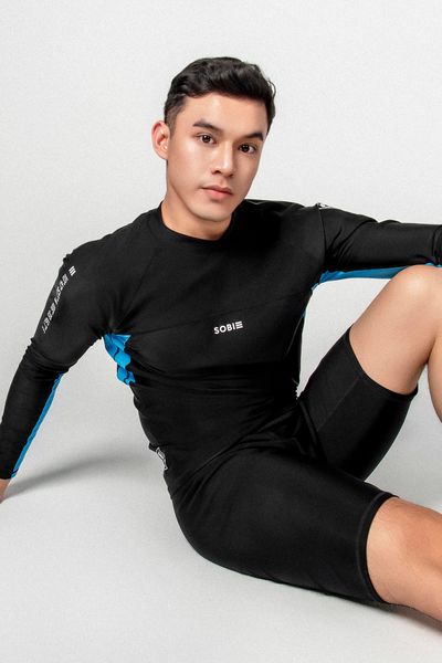  Richard Áo bơi nam tay dài chống nắng 