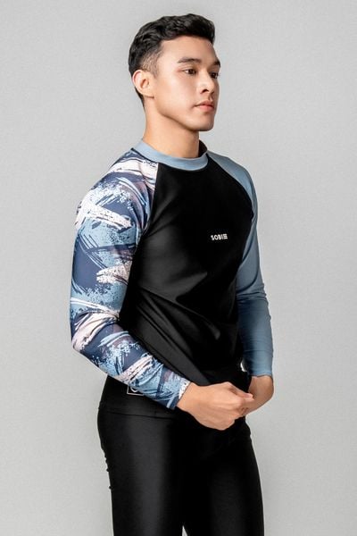  Vincent Áo bơi nam tay dài chống nắng 