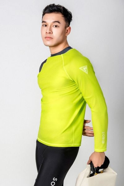  Riley Áo bơi nam tay dài chống nắng 