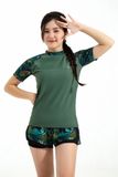  Áo bơi nữ tay ngắn Irene 