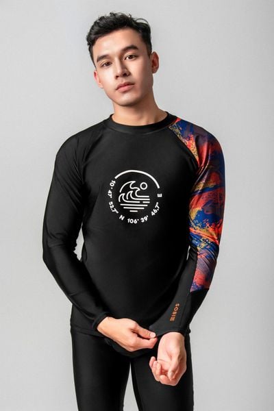  Ethan Áo bơi nam tay dài chống nắng 