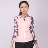  Áo Bơi Nữ SOBIE Coral Leaf Zip 