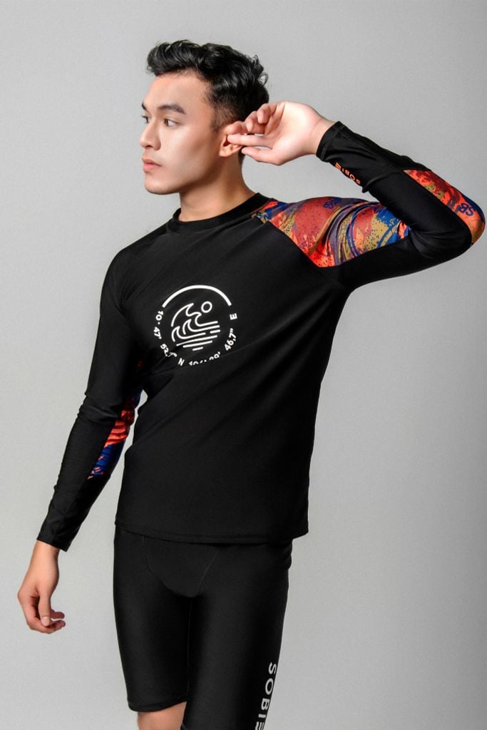 Ethan Áo bơi nam tay dài chống nắng, ảnh 10