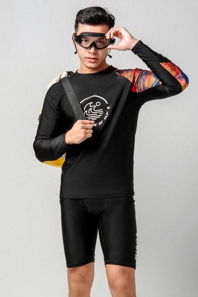  Ethan Áo bơi nam tay dài chống nắng 