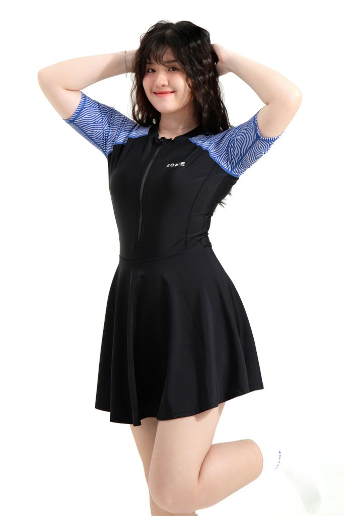 Đồ bơi nữ liền thân váy Chubby Edna — 3