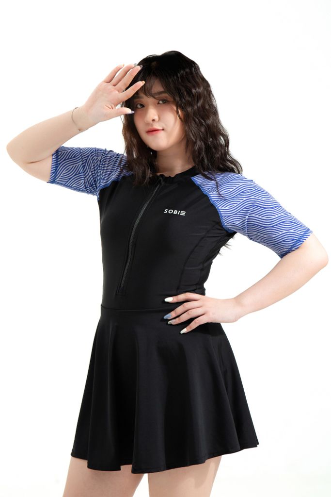 Đồ bơi nữ liền thân váy Chubby Edna — 5