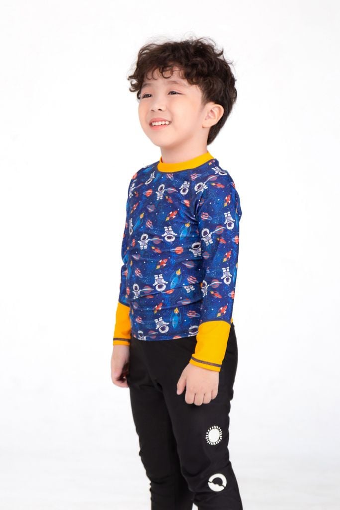 Áo bơi trẻ em tay dài Phi Hành Gia, ảnh 2