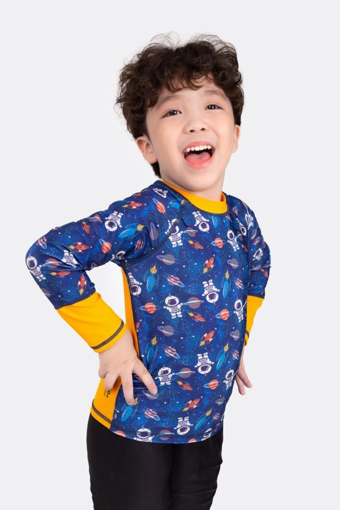 Áo bơi trẻ em tay dài Phi Hành Gia, ảnh 4