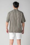  Ari Áo sơ mi nam tay ngắn vải linen rayon 