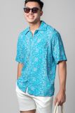  Dylan Áo sơ mi nam tay ngắn vải linen rayon 