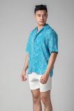 Dylan Áo sơ mi nam tay ngắn vải linen rayon 