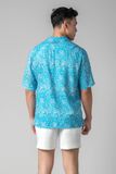  Dylan Áo sơ mi nam tay ngắn vải linen rayon 