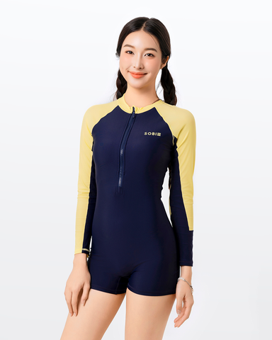  Đồ bơi nữ liền thân tay dài kín đáo và chống nắng Gorgeous Lyra 