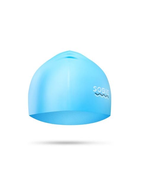  Nón bơi silicon cao cấp SOBIE Blue - Wave S13 