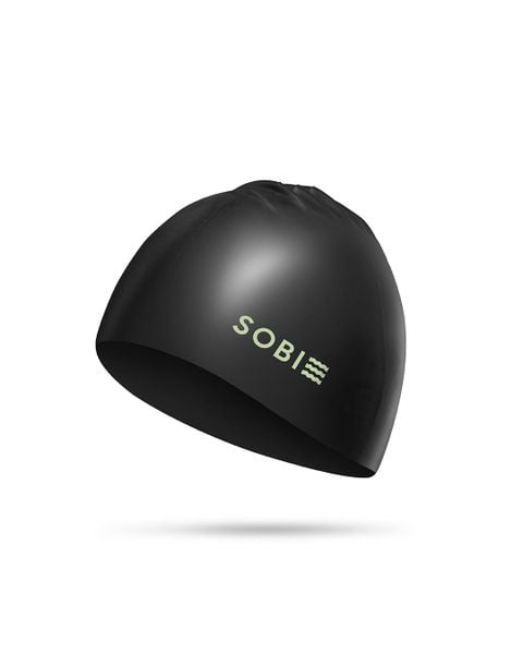  Nón bơi trẻ em sIlicon cao cấp SOBIE - Black S22 