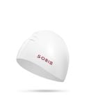  Nón bơi nữ silicon cao cấp dành cho tóc dài SOBIE White S18 