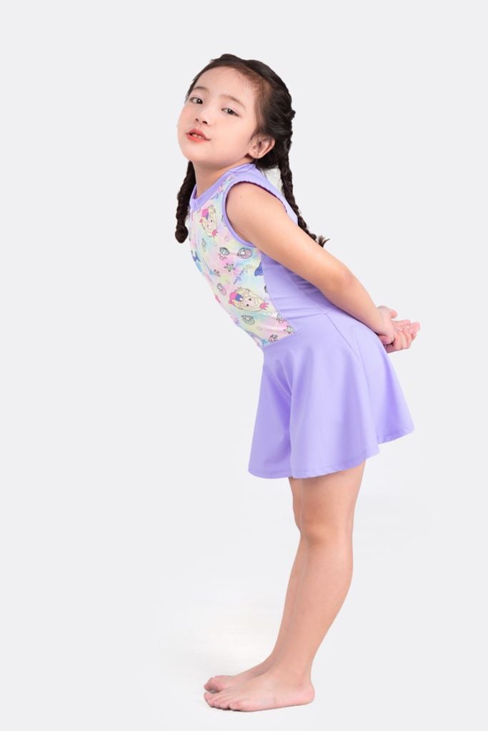 Đồ bơi bé gái liền thân váy Nàng tiên cá — 6