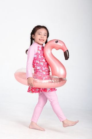  Đồ bơi bé gái tay dài váy Thiên thần Unicorn 