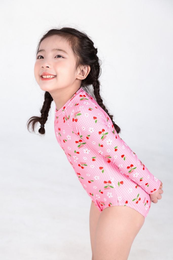 Đồ bơi bé gái liền thân Cherry ngọt ngào, ảnh 10
