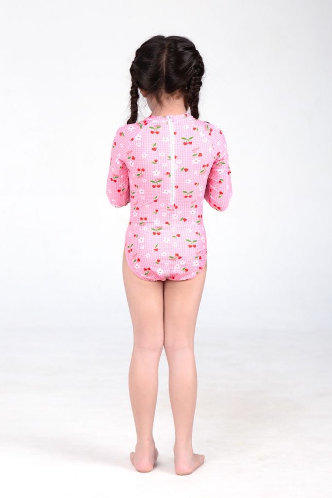 Đồ bơi bé gái liền thân Cherry ngọt ngào, ảnh 8