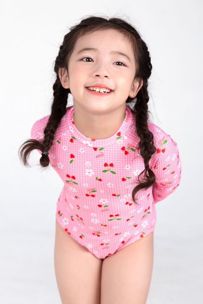 Đồ bơi bé gái liền thân Cherry ngọt ngào, ảnh 2