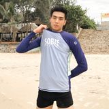  Áo Bơi Nam Wave Long Sleeved Light Blue 