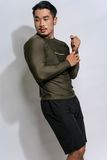  Áo Bơi Nam Tay Dài Olive 