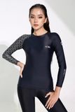  Áo Bơi Nữ Tay Dài - Dark Ocean 
