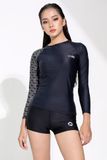  Áo Bơi Nữ Tay Dài - Dark Ocean 