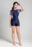  Muse Keelin Đồ bơi nữ liền thân tay ngắn kín đáo 
