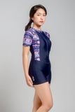  Muse Keelin Đồ bơi nữ liền thân tay ngắn kín đáo 