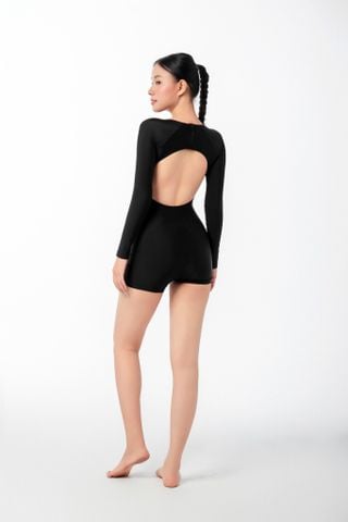  Đồ bơi nữ liền thân tay dài, khoét lưng Bodysuit Aura 