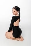  Đồ bơi nữ liền thân tay dài, khoét lưng Bodysuit Aura 