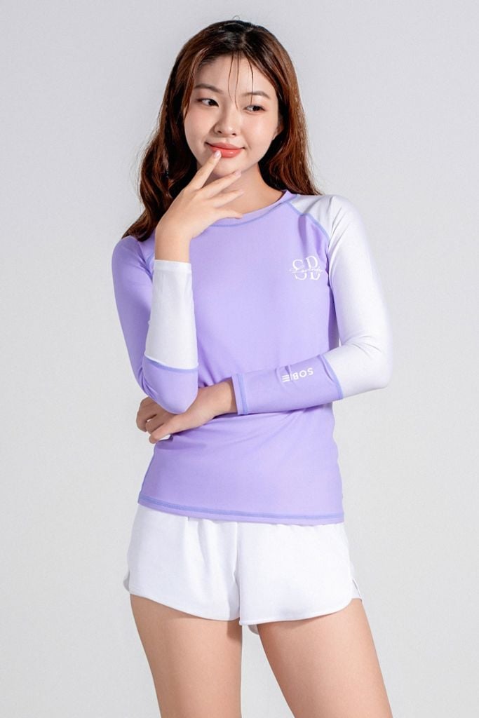 Lavender Chloe Áo bơi nữ tay dài