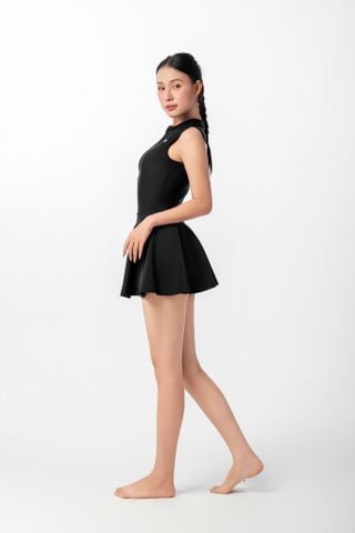  Đồ bơi nữ liền thân váy xẻ tà kín đáo và chống nắng Ella 