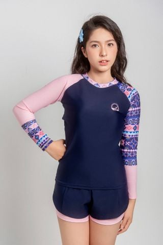  Muse Jolie Áo bơi nữ tay dài chống nắng 