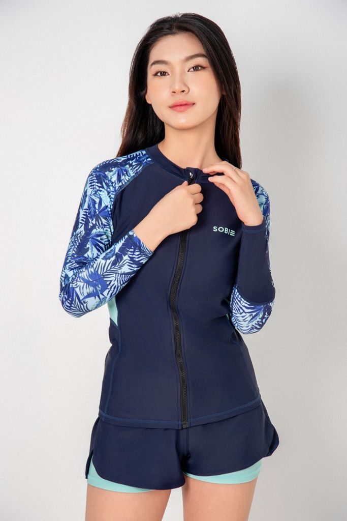 Destiny Stella Áo bơi nữ tay dài khoá kéo, ảnh 10