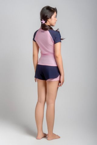  Muse Binky Áo bơi nữ tay ngắn dáng babytee kín đáo 