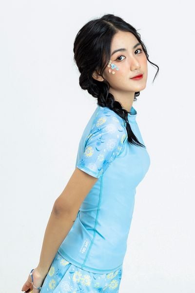  Áo bơi nữ tay ngắn Iceberg Piona 