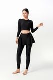  Áo bơi nữ tay dài croptop kín đáo và chống nắng Maya 