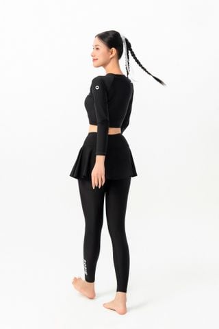  Áo bơi nữ tay dài croptop kín đáo và chống nắng Maya 