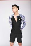  Áo Bơi Nam Man White Trop Zip 